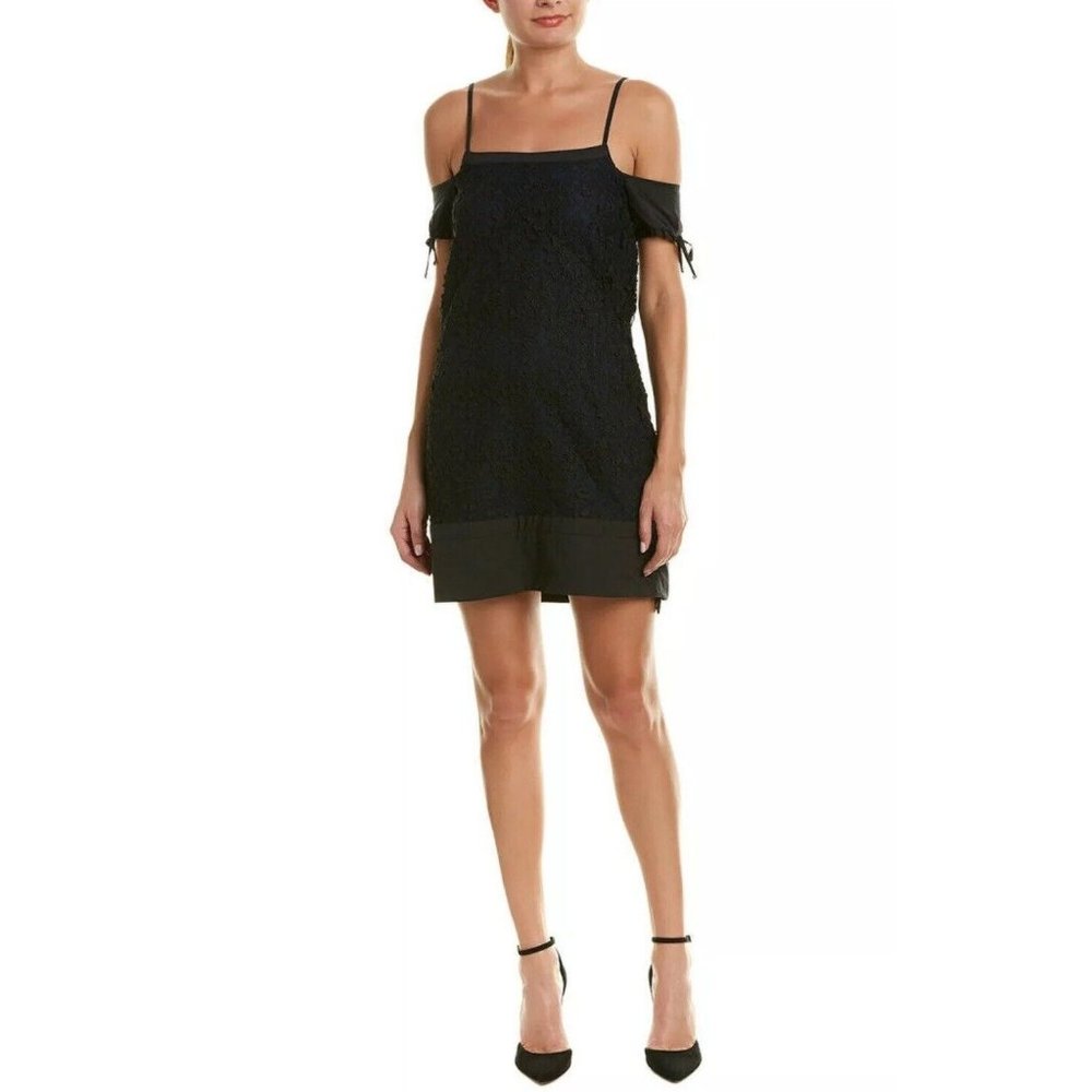 $450 Diesel Black Gold Women’s Delacroix Dress In Black Size IT-44 / US-8